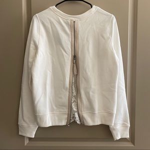 Abercrombie & Fitch Lace Zip Back Sweatshirt